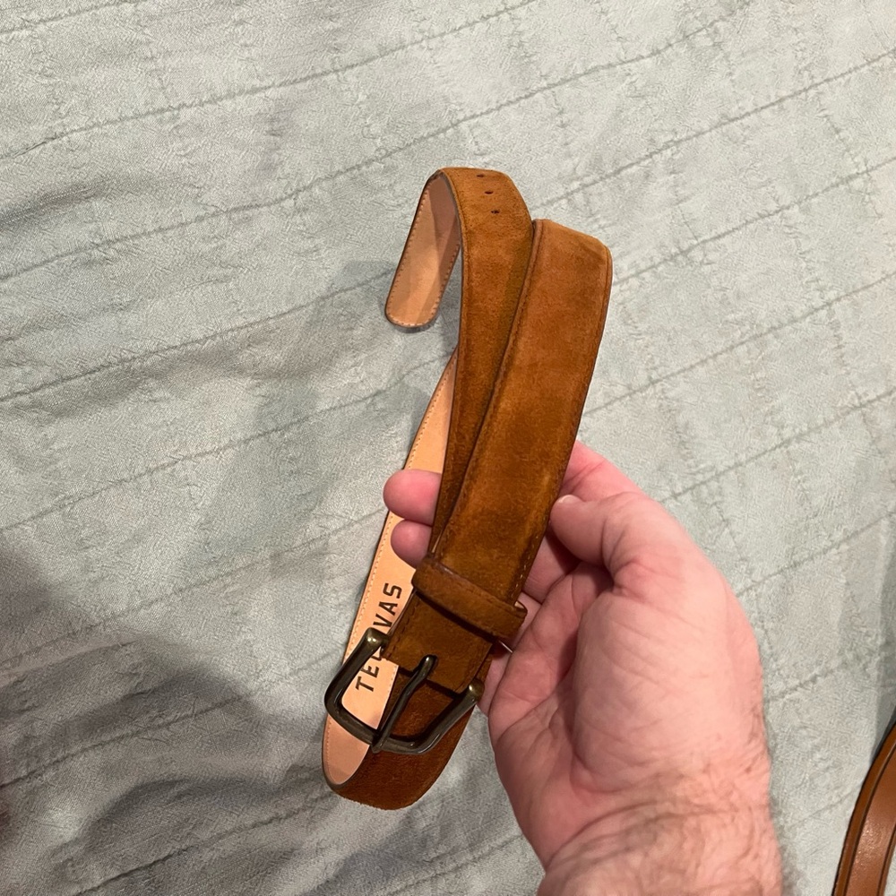 Tecovas Brown Leather Belt Classic and Durable